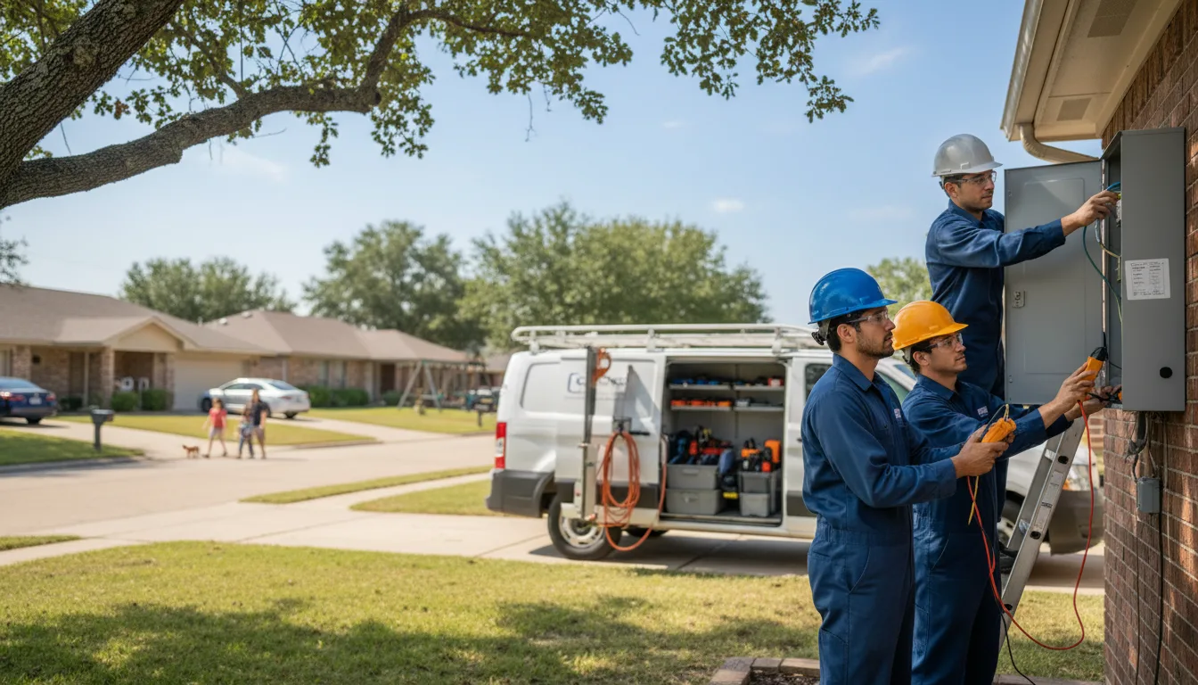Certified electrician providing emergency electrical services in Fordyce, NE